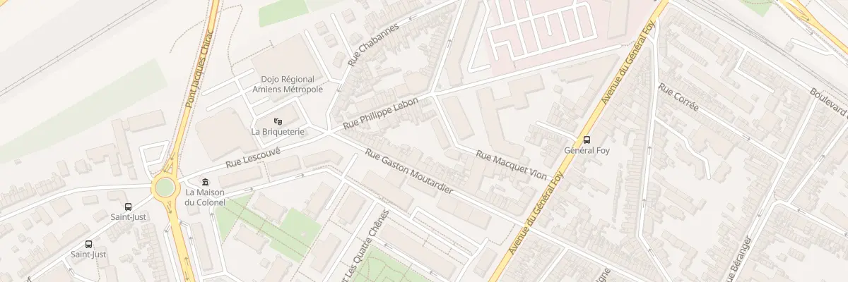 Plan du 27 Rue Philippe Lebon à Amiens