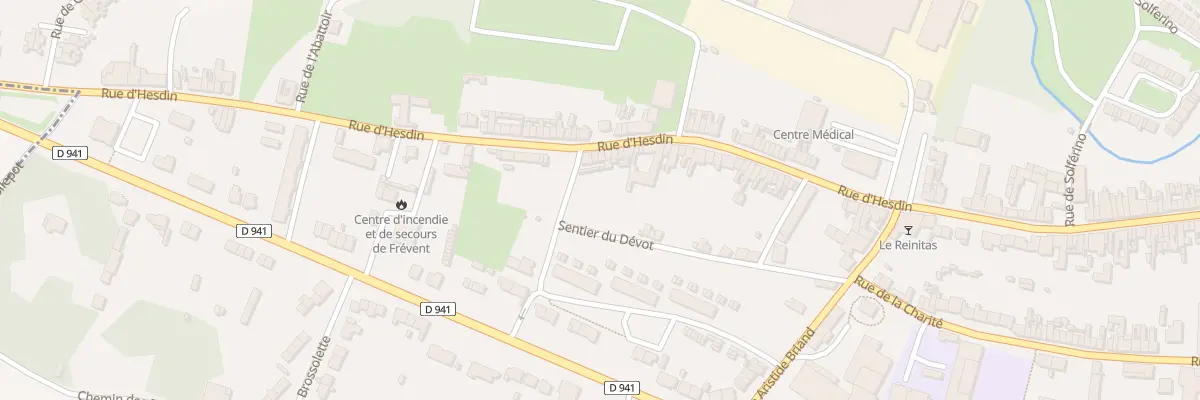 Plan du 151 Rue d’Hesdin à Frévent