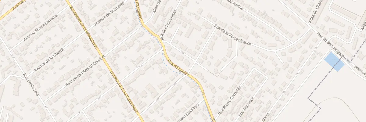 Plan du 4T Rue Alfred de Vigny à Eaubonne