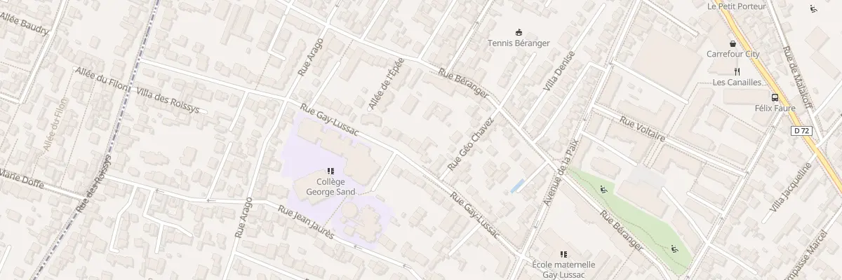 Plan du 48 Rue Gay Lussac à Châtillon