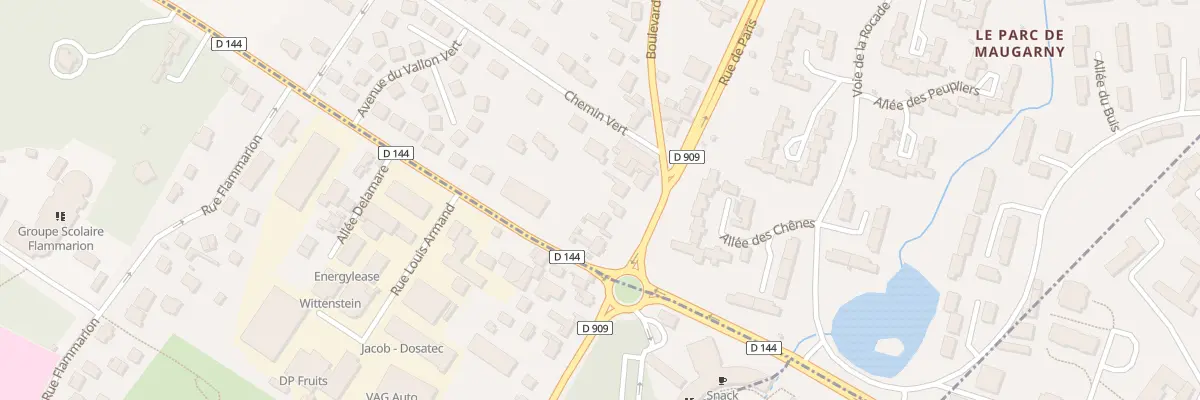 Plan du 5 Rue de Paris à Montlignon