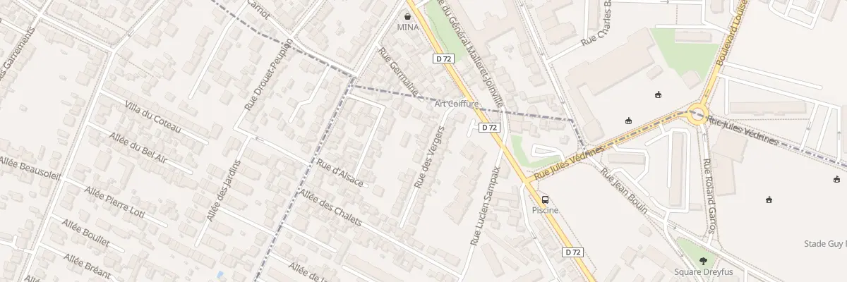 Plan du 12 Rue des Vergers à Châtillon