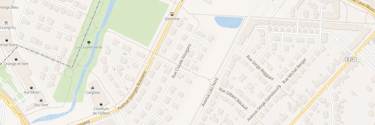 Plan du 22 Rue Claude Nougaro à Arques