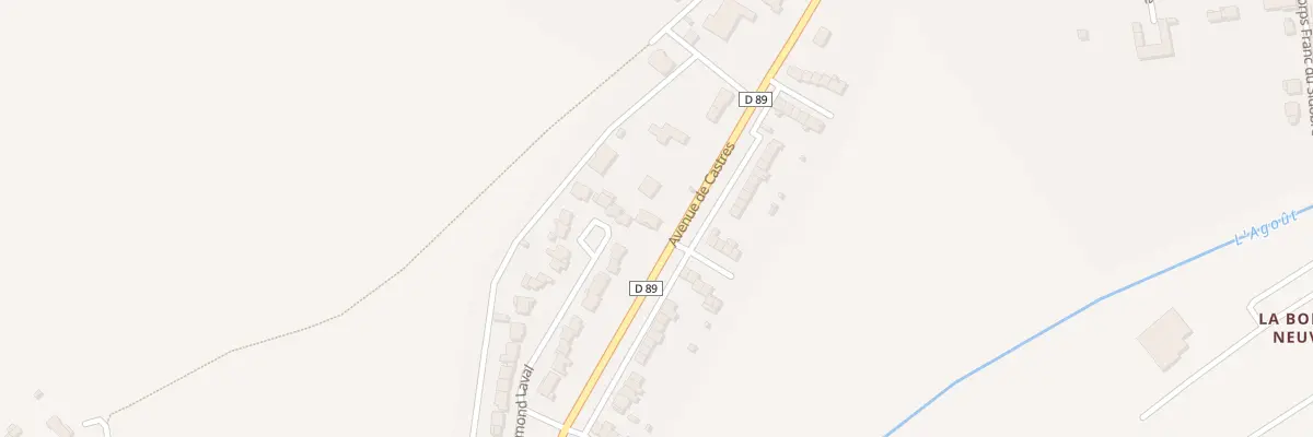 Plan du 20 Rue Raymond Laval à Roquecourbe