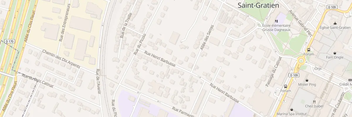 Plan du 32 Rue Henri Barbusse à Saint-Gratien