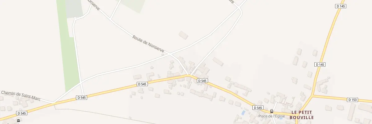 Plan du 2 Rte de Nonserve à Bouville
