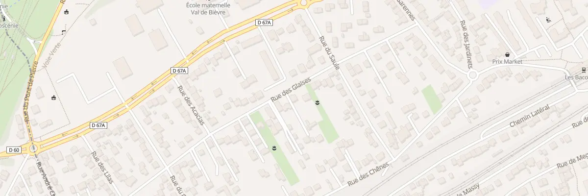 Plan du 45 Rue des Glaises à Antony