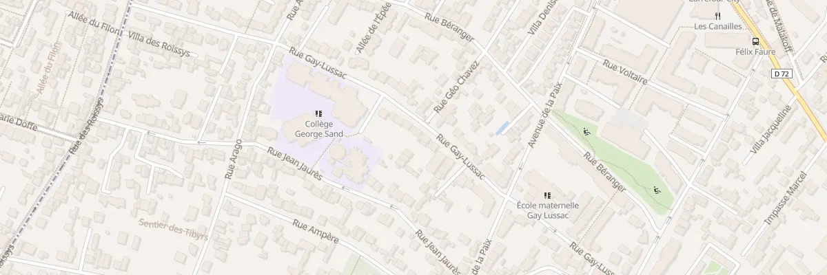 Plan du 45 Rue Gay Lussac à Châtillon