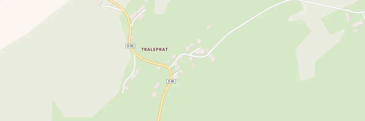 Plan du 6 Traleprat à Magnat-l’Étrange
