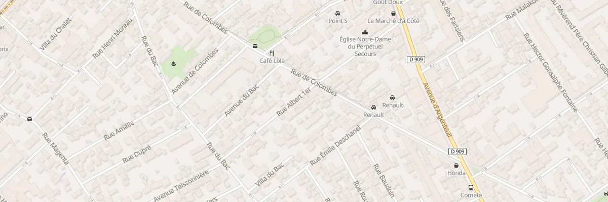 Plan du 24 Rue Albert 1 à Asnières-sur-Seine