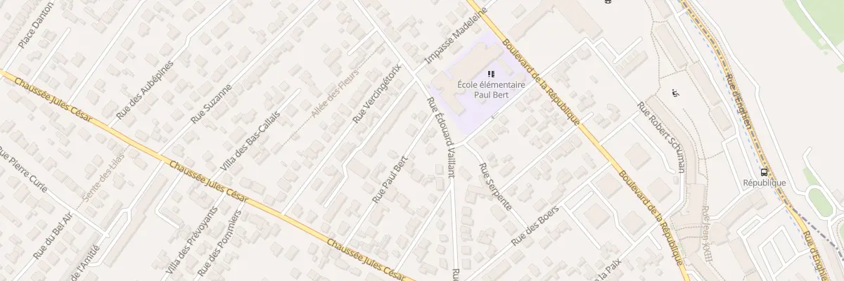 Plan du 46 Rue Edouard Vaillant à Eaubonne