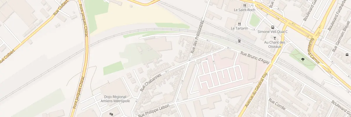 Plan du 34 Rue Chabannes à Amiens
