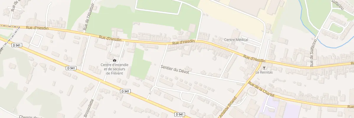 Plan du 147 Rue d’Hesdin à Frévent