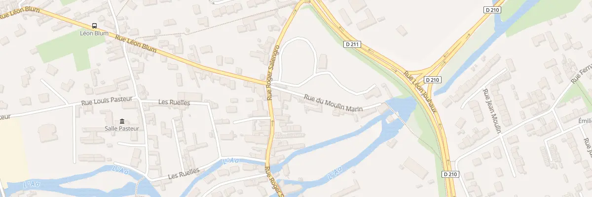 Plan du 2 Rue du Moulin Marin à Blendecques
