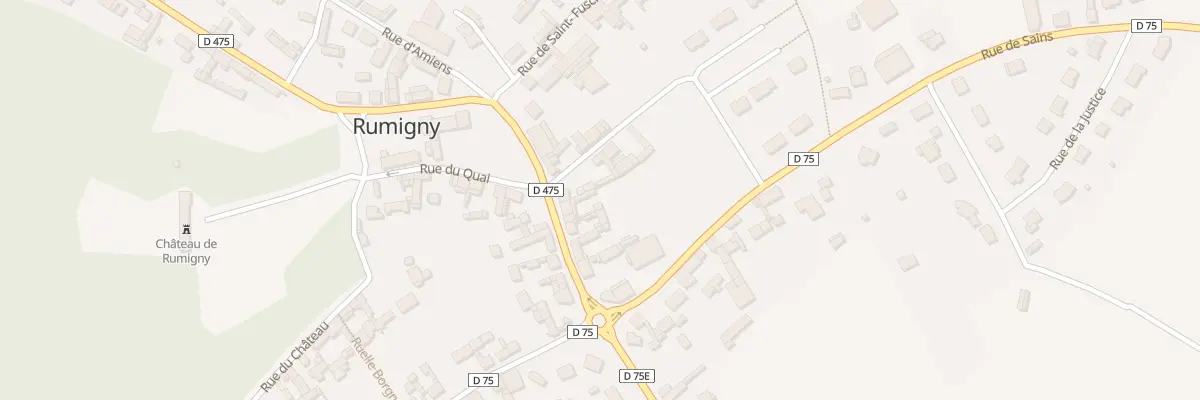 Plan du 7 Gr Grande Rue du Quai à Rumigny