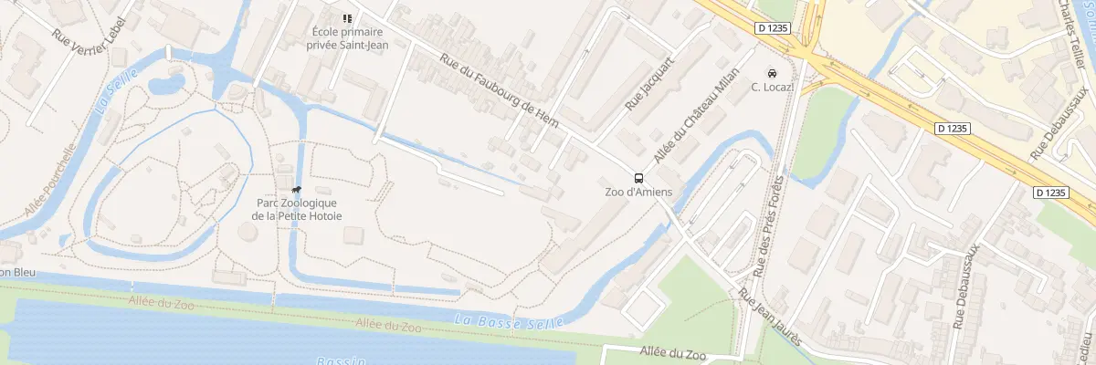 Plan du 51B Rue du Faubourg de Hem à Amiens
