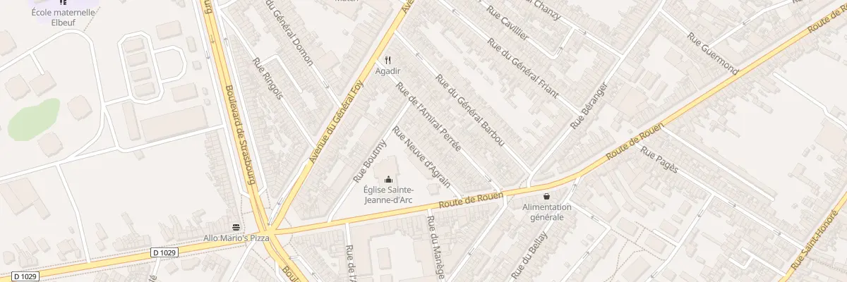 Plan du 34 Rue Neuve d’Agrain à Amiens