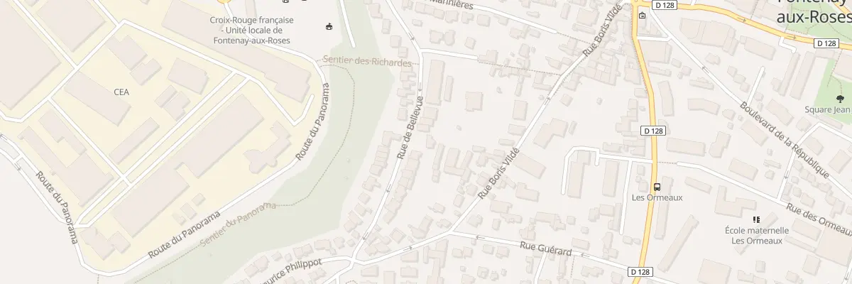 Plan du 24 Rue Boris Vildé à Fontenay-aux-Roses