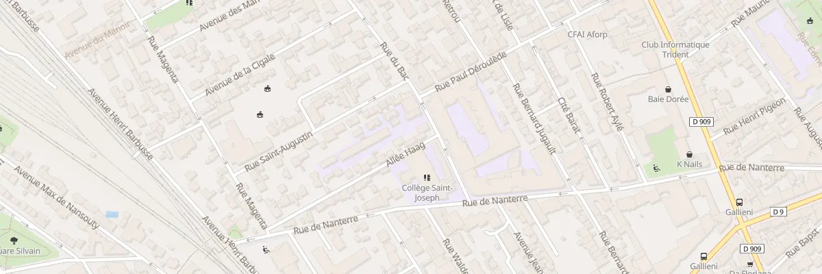 Plan du 7 Rue du Bac à Asnières-sur-Seine
