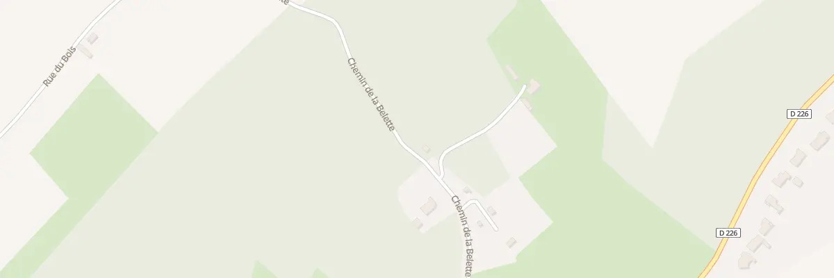 Plan du 5180 Che de la Belette à Merckeghem