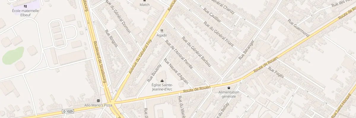 Plan du 45 Rue de l’Amiral Perrée à Amiens