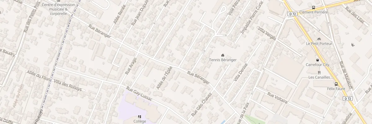 Plan du 48 Rue Béranger à Châtillon