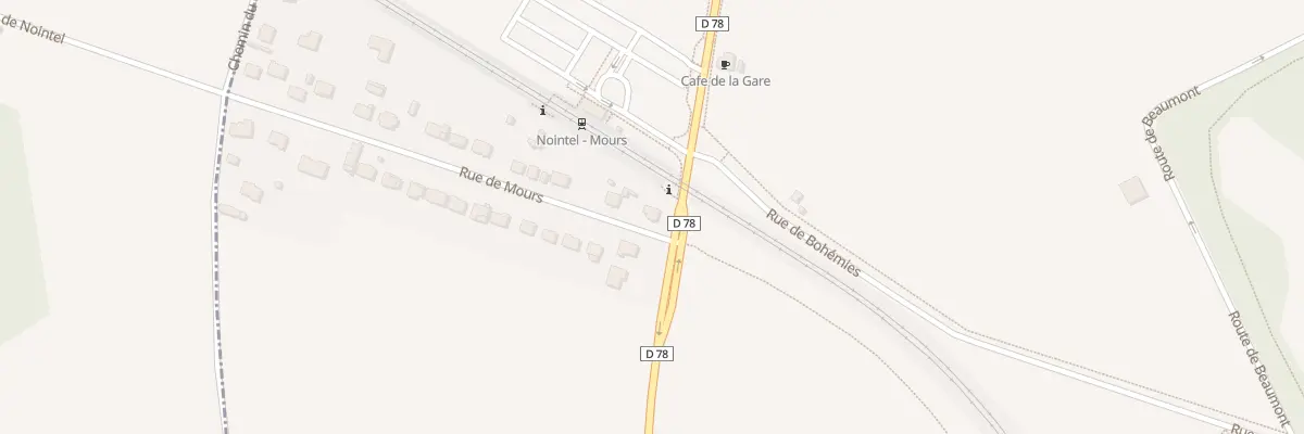 Plan du 2 Rue de Mours à Nointel