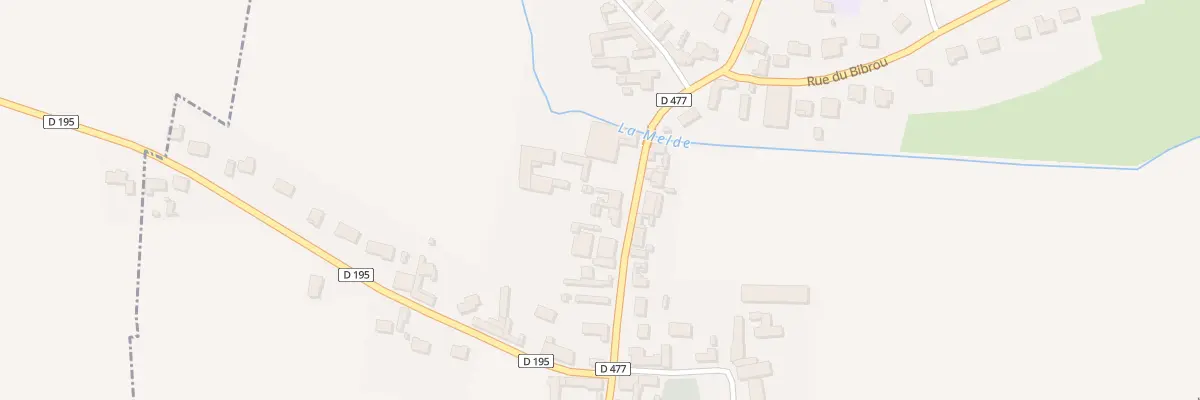 Plan du 266 Rue de Thérouanne à Heuringhem