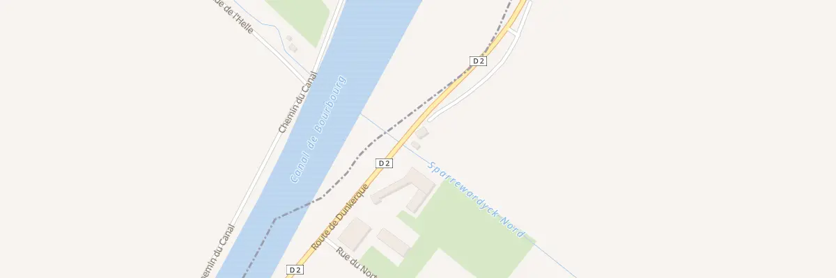 Plan du 17 Rte de Dunkerque à Brouckerque