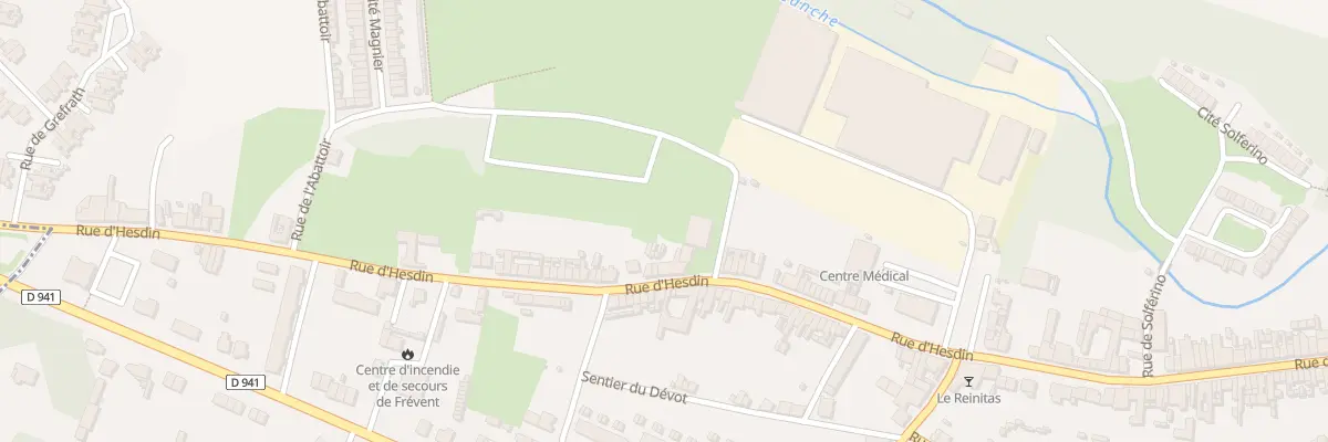 Plan du 156 Rue d’Hesdin à Frévent