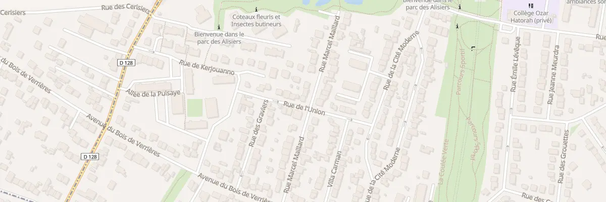 Plan du 21 Rue Marcel Maillard à Antony