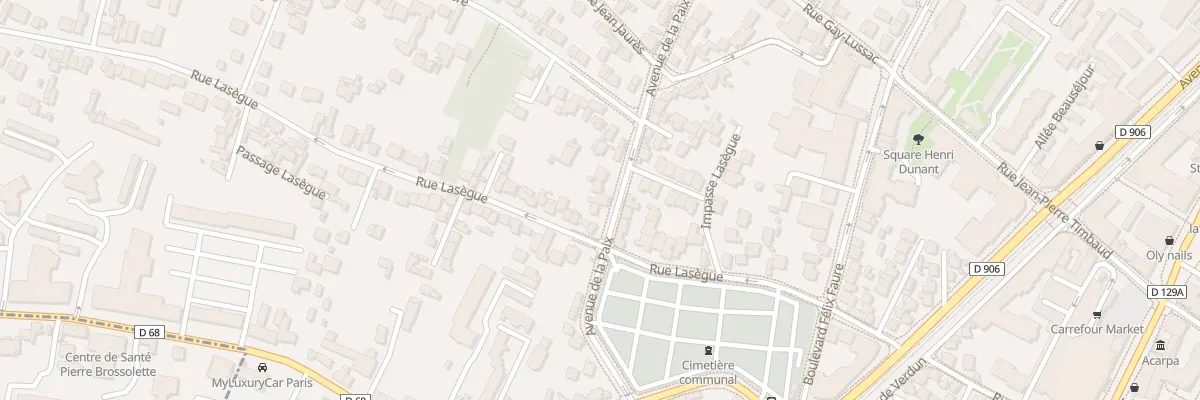 Plan du 110 Av de la Paix à Châtillon