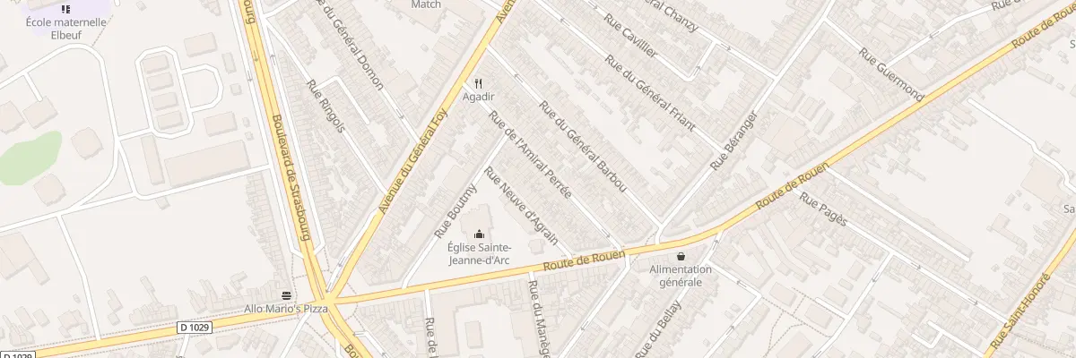Plan du 39 Rue de l’Amiral Perrée à Amiens
