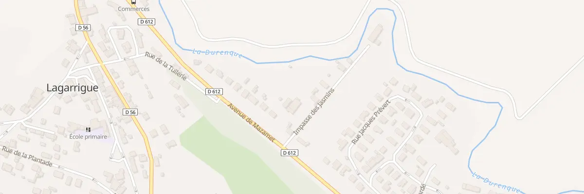 Plan du 33 Av de Mazamet à Lagarrigue