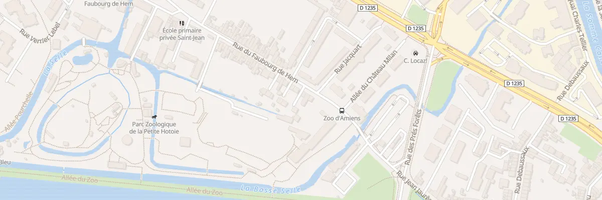 Plan du 49 Rue du Faubourg de Hem à Amiens