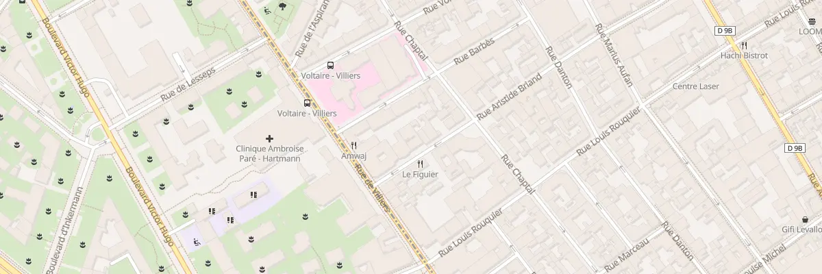 Plan du 7 Rue Aristide Briand à Levallois-Perret