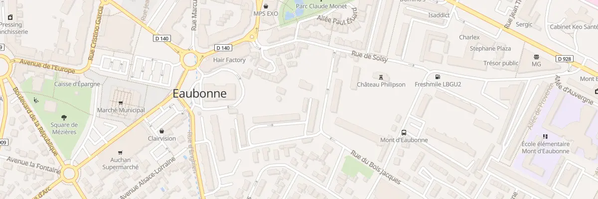 Plan du 4 Rue du Bois Jacques à Eaubonne