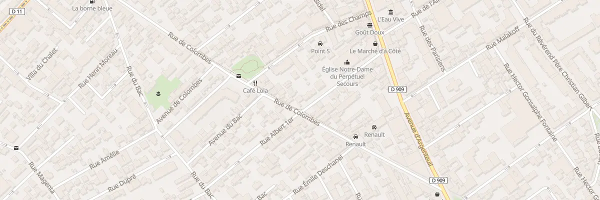 Plan du 23 Rue Albert 1 à Asnières-sur-Seine