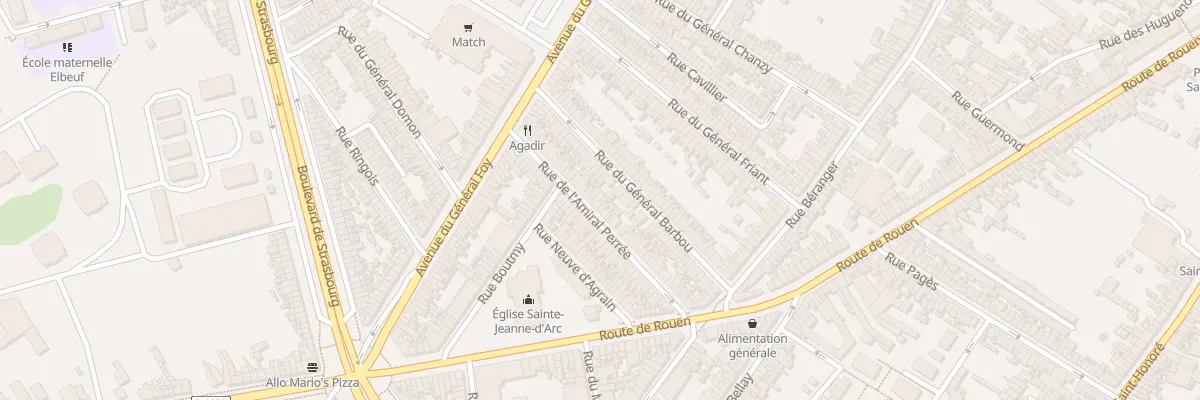 Plan du 54 Rue de l’Amiral Perrée à Amiens