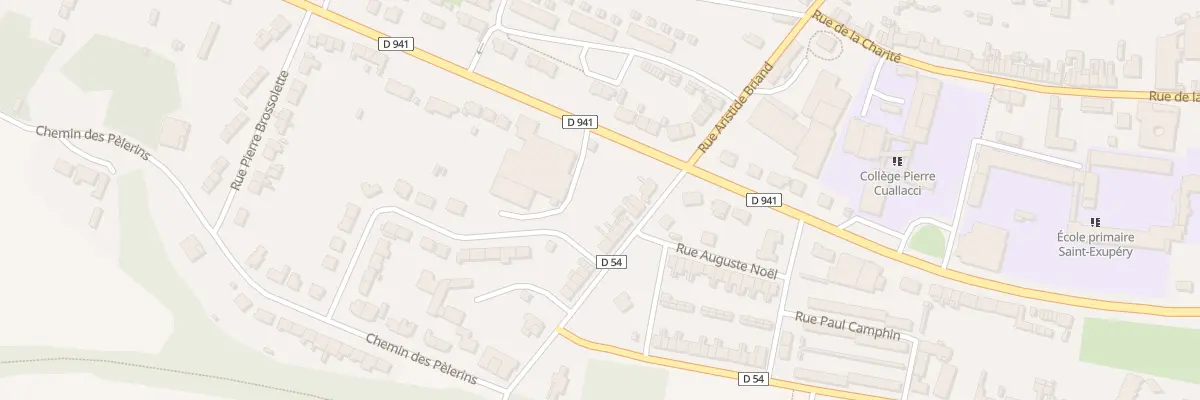 Plan du 22 Rue Aristide Briand à Frévent