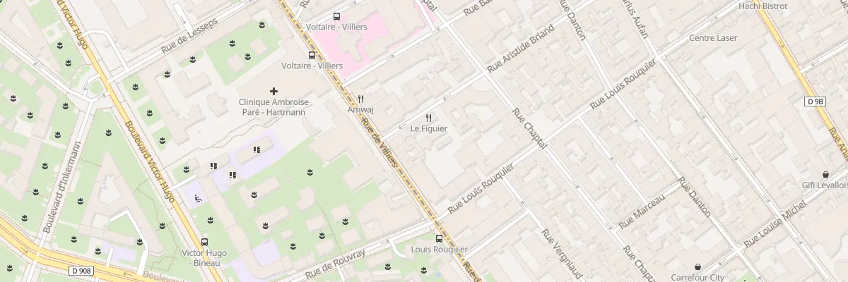 Plan du 6 Rue Aristide Briand à Levallois-Perret