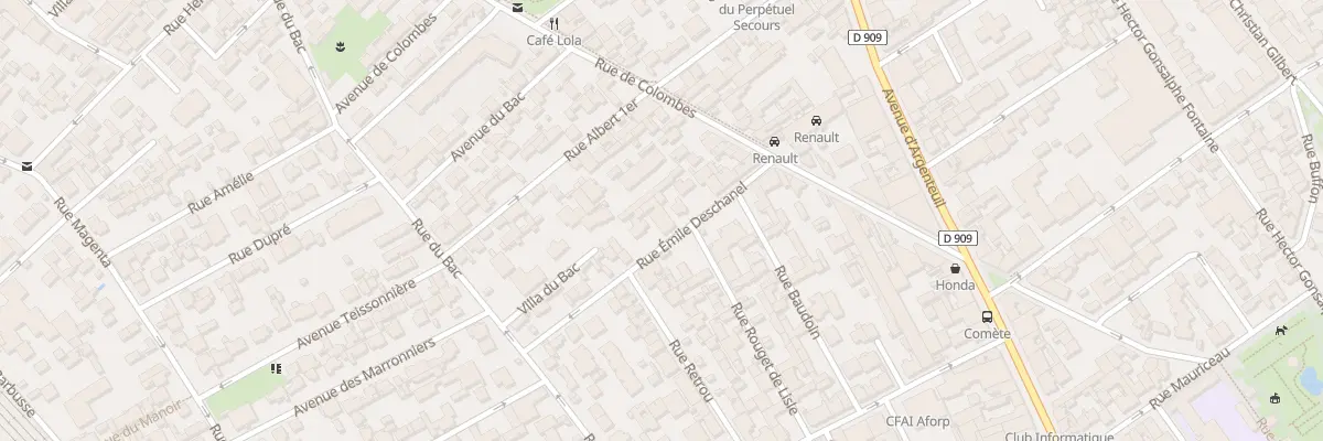 Plan du 11B Rue Emile Deschanel à Asnières-sur-Seine