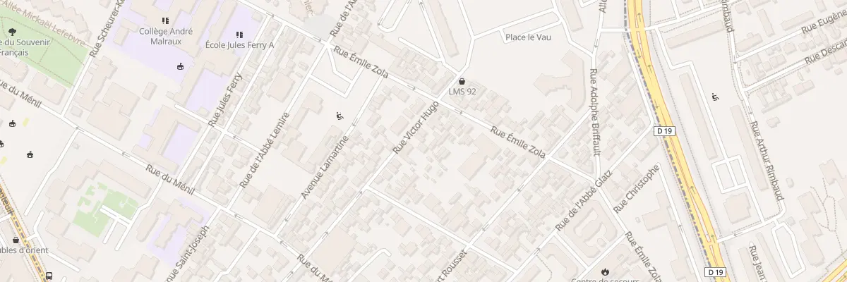 Plan du 82 Rue Victor Hugo à Asnières-sur-Seine