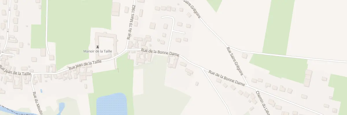 Plan du 8 Rue de la Bonne Dame à Bondaroy