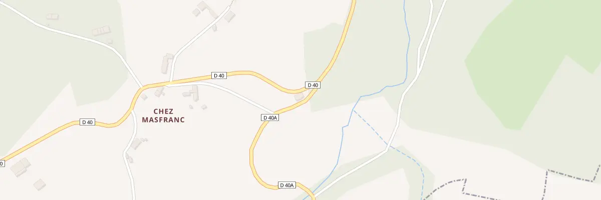 Plan du 1 Chez Mafranc à Bosroger