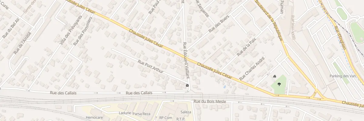 Plan du 74 Rue Edouard Vaillant à Eaubonne