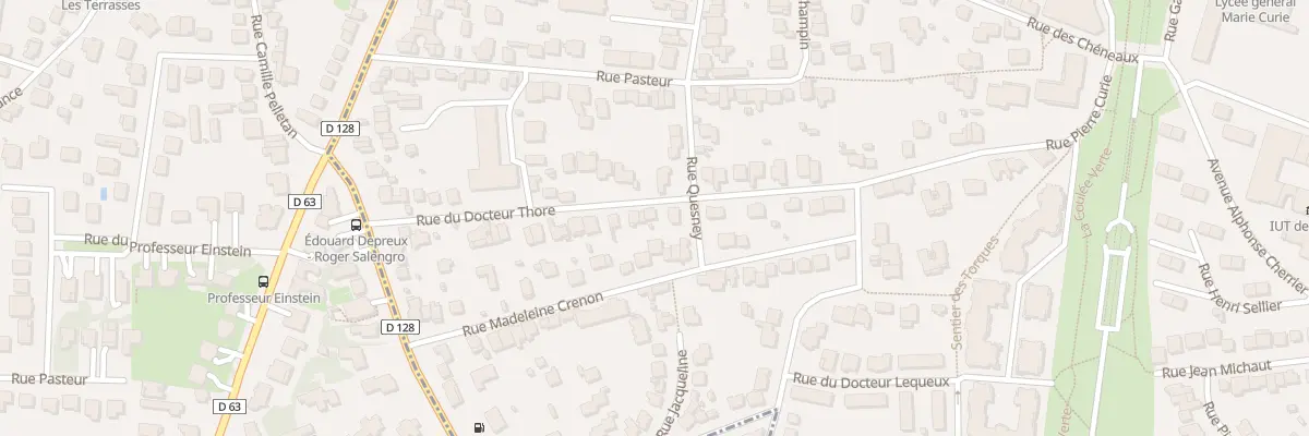 Plan du 25 Rue du Docteur Thore à Sceaux