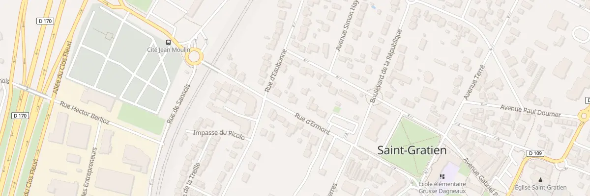 Plan du 12B Rue d’Ermont à Saint-Gratien