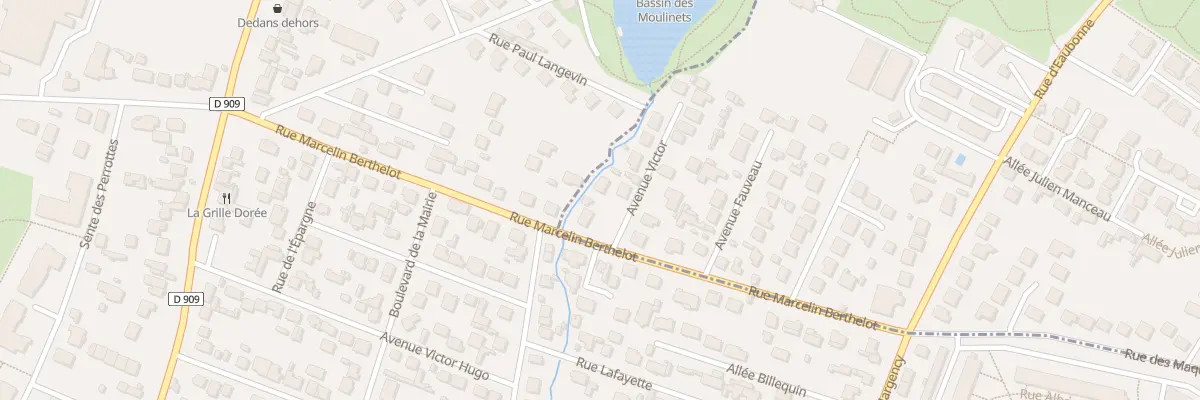 Plan du 30 Rue Marcellin Berthelot à Margency