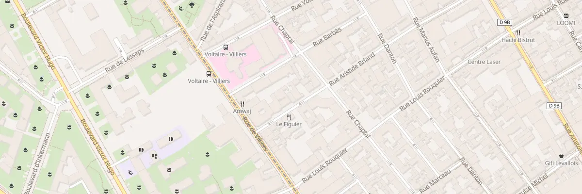 Plan du 9 Rue Aristide Briand à Levallois-Perret